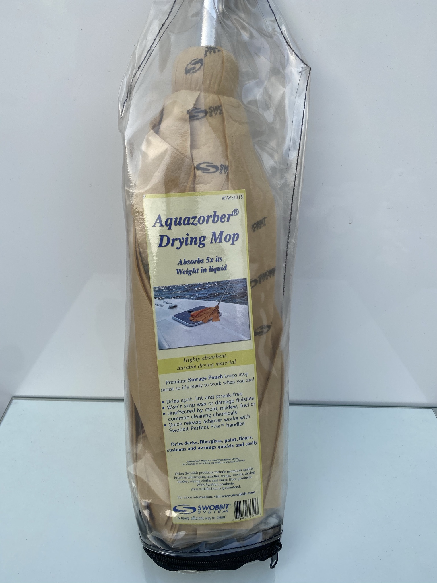 Lees meer over het artikel Swobbit absorptie/ droogmop snap-in Car & Boat Products