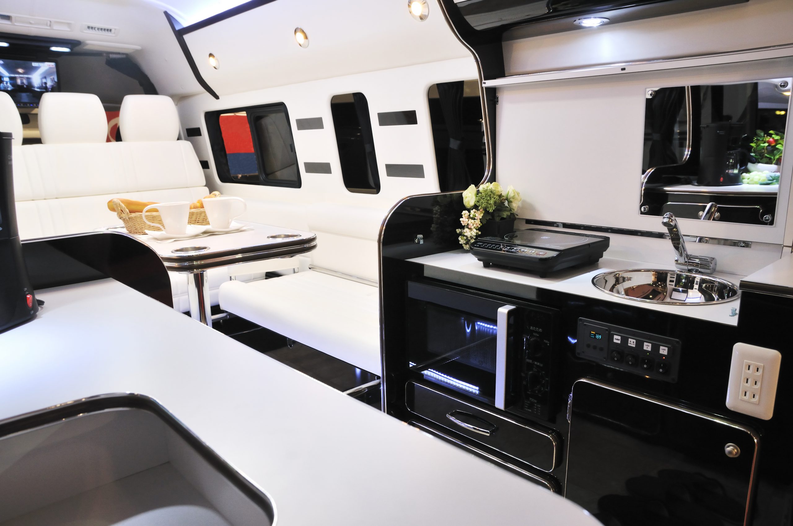 Camper interieur reinigen