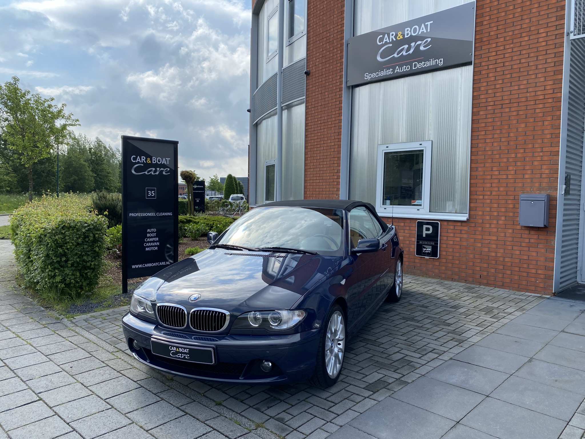 BMW 320ci E46 cabrio Glascoating Gold Cardetailing