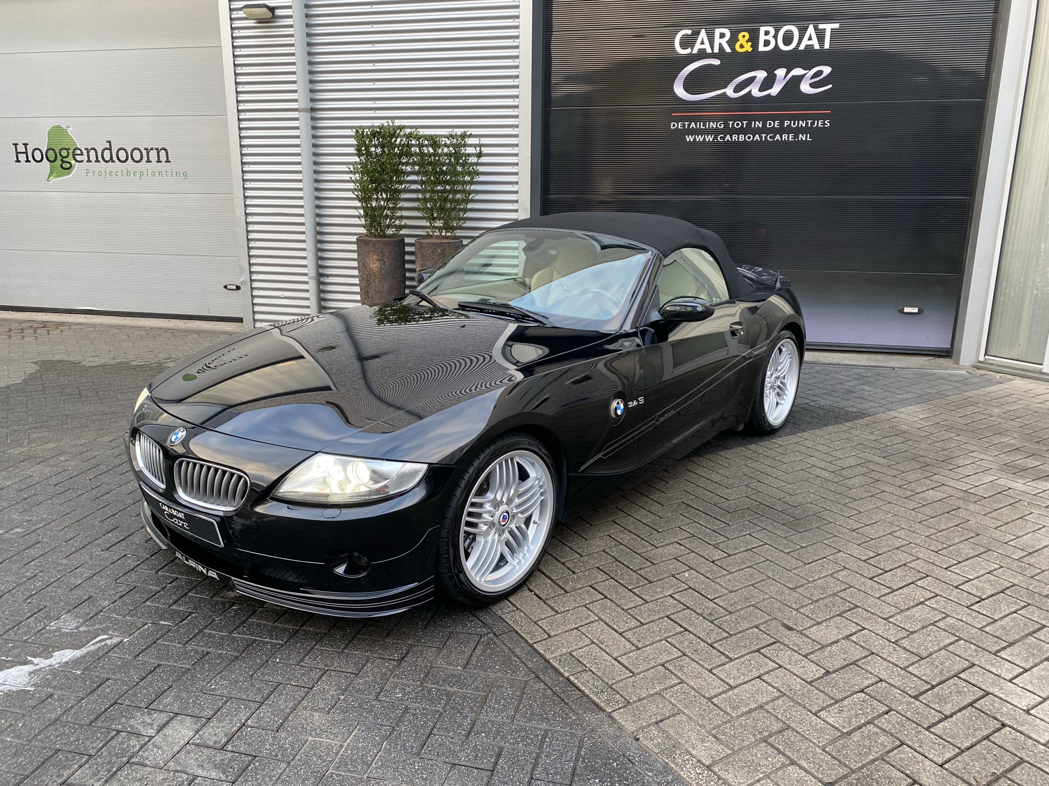 Glascoating BMW Z4 Alpina Gold Car Detailing Houten